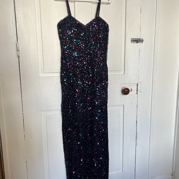 Vintage Sequined and Beaded Dress - Picture 6 of 6